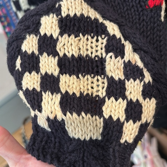 Vintage Chaus Sweater Chunky Cottagecore Fair Isle Embroidered Size Large - Picture 8 of 8